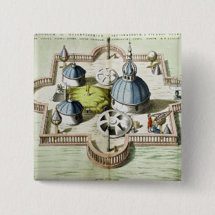 General View of the Observatory 15 Cm Square Badge