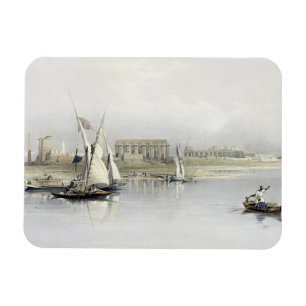 General View of the Ruins of Luxor from the Nile, Magnet