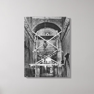 General view of the vestibule canvas print