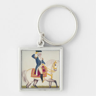 General Washington on a White Charger, c.1835 Key Ring