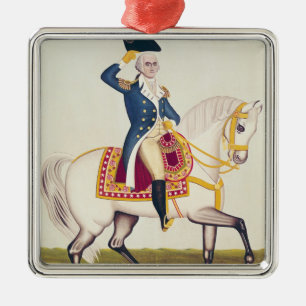 General Washington on a White Charger, c.1835 Metal Tree Decoration