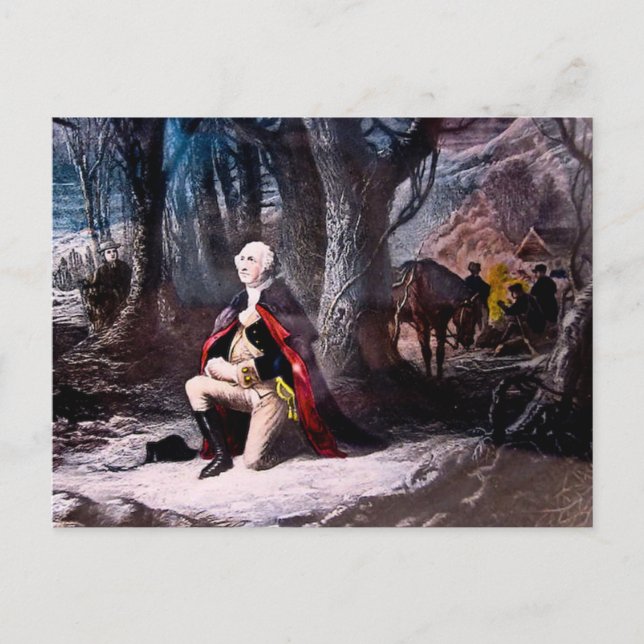 General Washington Praying at Valley Forge, PA Postcard (Front)