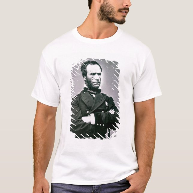 General William T. Sherman (1820-91) (b/w photo) T-Shirt (Front)