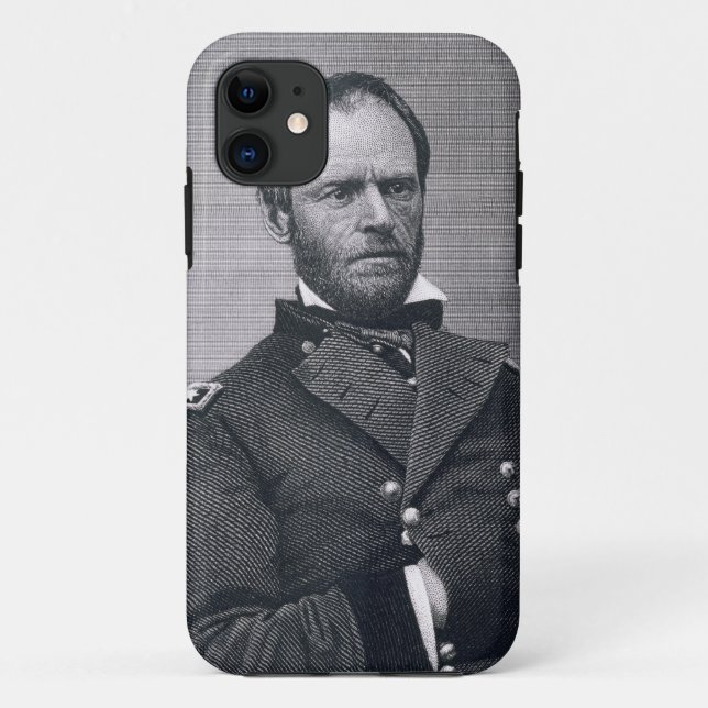 General William Tecumseh Sherman, engraved after a Case-Mate iPhone Case (Back)