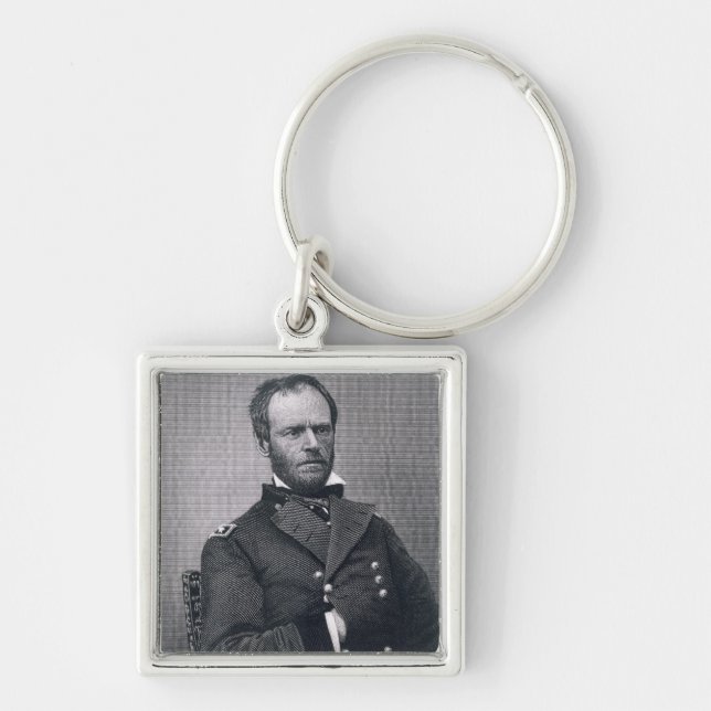General William Tecumseh Sherman, engraved after a Key Ring (Front)