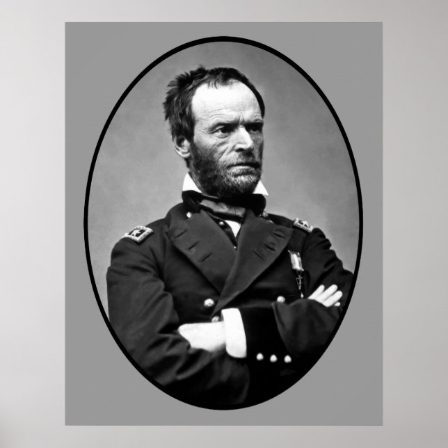 General William Tecumseh Sherman Poster (Front)