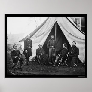 Generals of the Army of the Potomac 1863 Poster