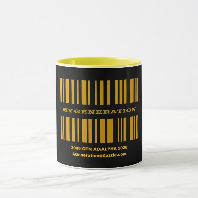 Generation AO BAR CODE Mug (Center)