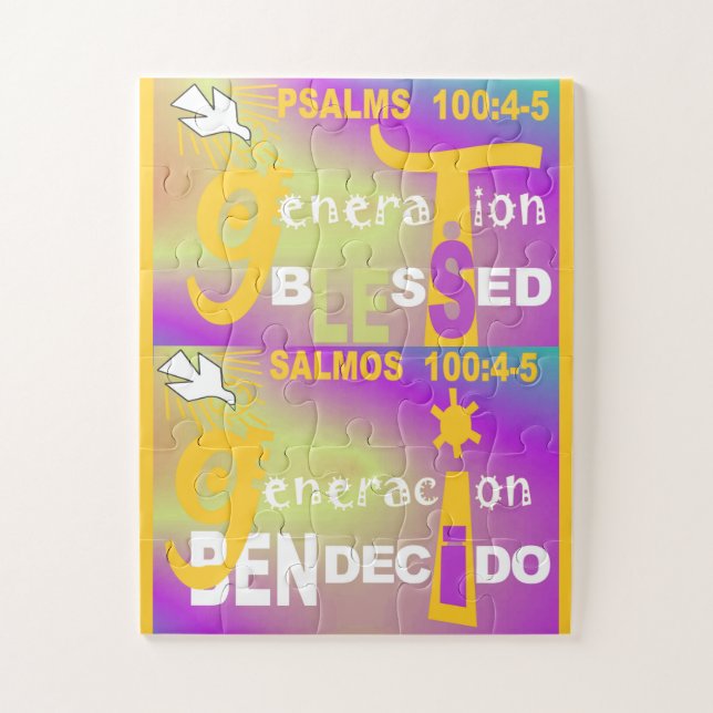 Generation Blessed 30 Eng & Esp Jigsaw Puzzle (Vertical)