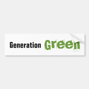 Generation Green Bumper Sticker
