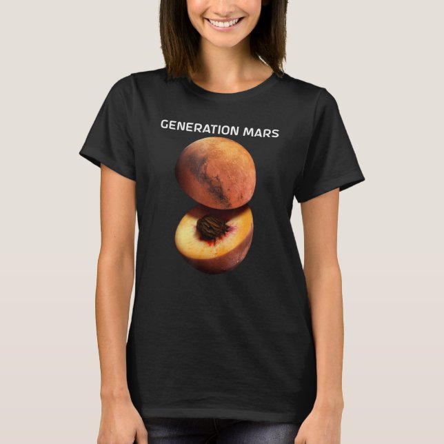 Generation Mars For Astronomer Red Planet T-Shirt (Front)