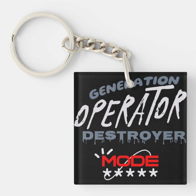 Generation Operator Destroyer Mode Key Ring (Front)