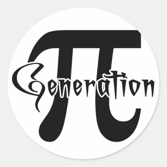 generation pi t-shirts and gifts classic round sticker