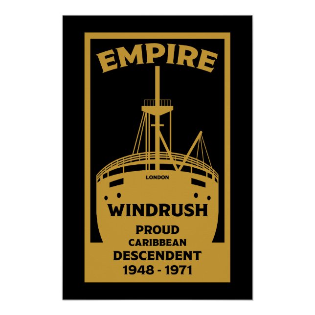Generation Windrush Black History  Poster (Front)