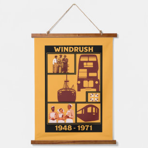 Generation Windrush British History Hanging Tapestry