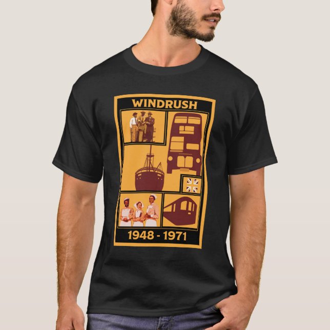 Generation Windrush British History  T-Shirt (Front)