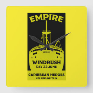 Generation Windrush    Square Wall Clock