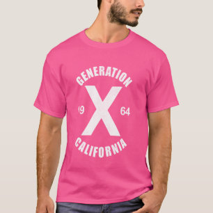 Generation X 1964 Feral Gen Xer Born 1964 Californ T-Shirt