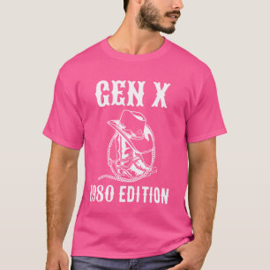 Generation X 1980 Edition Gen X Cowboy Mens Christ T-Shirt