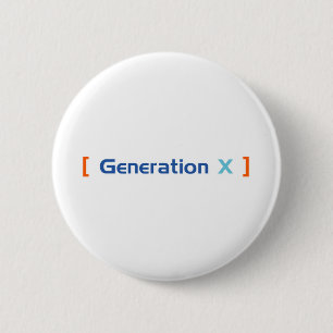 Generation X 6 Cm Round Badge
