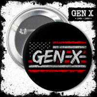 Generation X American Flag Proud Gen Xer Gen X