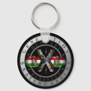 Generation X Budapest Hungary Key Ring