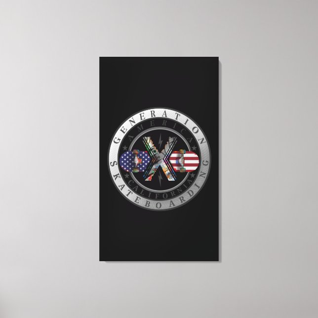 Generation X California Canvas Print (Front)