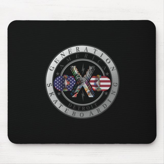 Generation X Detroit Mouse Mat (Front)