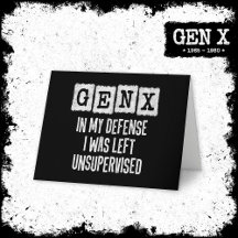 Generation X Gen X In My Defence Left Unsupervised