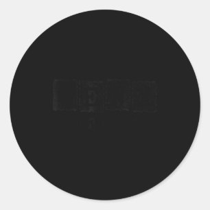 Generation X - Gen X Just Don't Care - Funny Gen X Classic Round Sticker