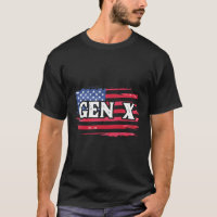 Generation X Gen Xer Gen X American Flag