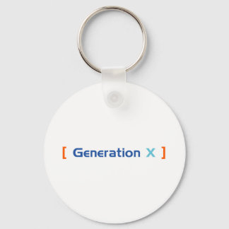 Generation X Key Ring