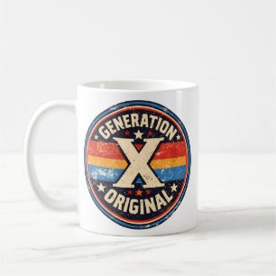 Generation X Original Retro Badge Coffee Mug