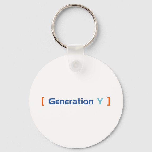 Generation Y Key Ring (Front)