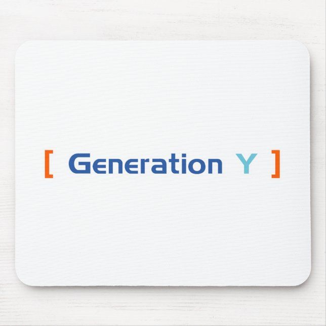 Generation Y Mouse Mat (Front)