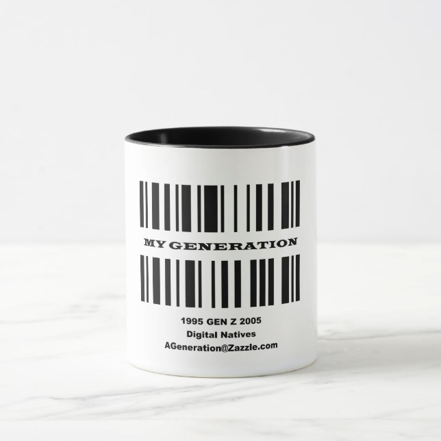 Generation Z BAR CODE Mug (Center)