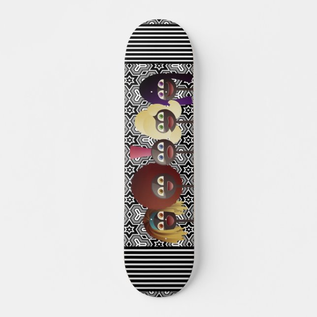 Generations of African American Women Skateboard (Front)