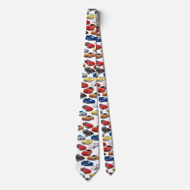 GENERATIONS OF AUTOMOBILE ART TIE (Front)