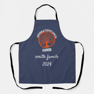 generations unite family reunion apron
