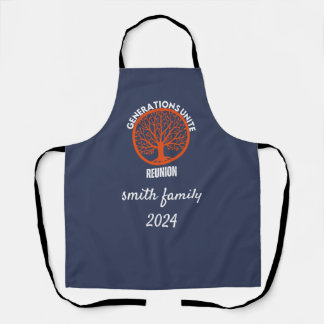 generations unite family reunion apron