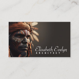 generative ai australia aboriginal 67y business card