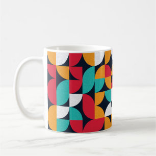 Generative Art: Colourful Triangle Pattern Coffee Mug