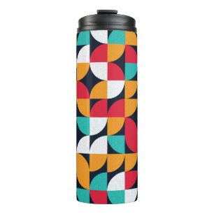 Generative Art: Colourful Triangle Pattern Thermal Tumbler