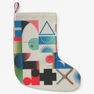 Generative design artwork graphics of bizarre comp small christmas stocking