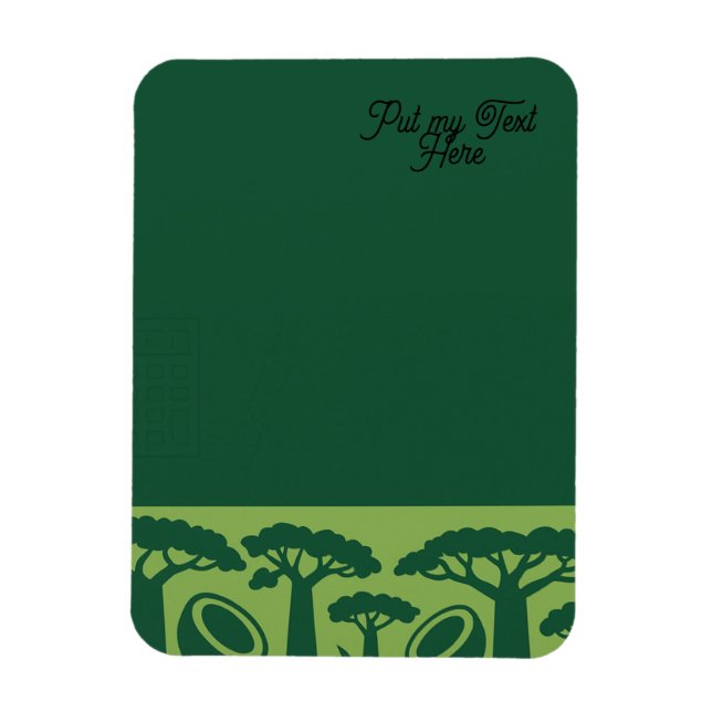 Generic Baobab Coconut Magnet (Vertical)