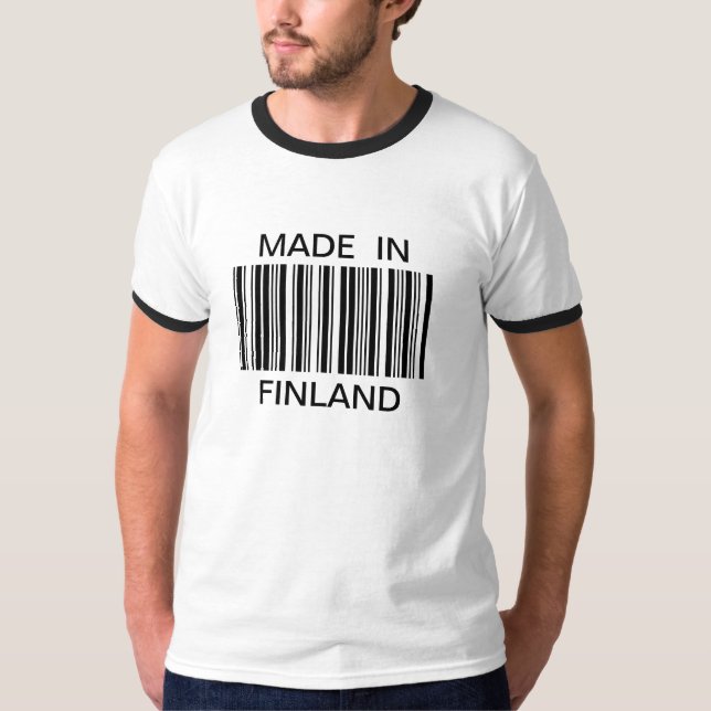 Generic Bar Code Made In T-shirt (Front)