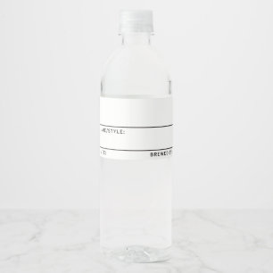 Generic Blank Homebrew Beer Labels