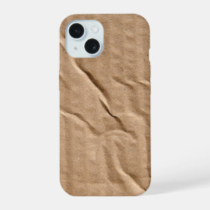 Generic Brown Cardboard iPhone 15 Case