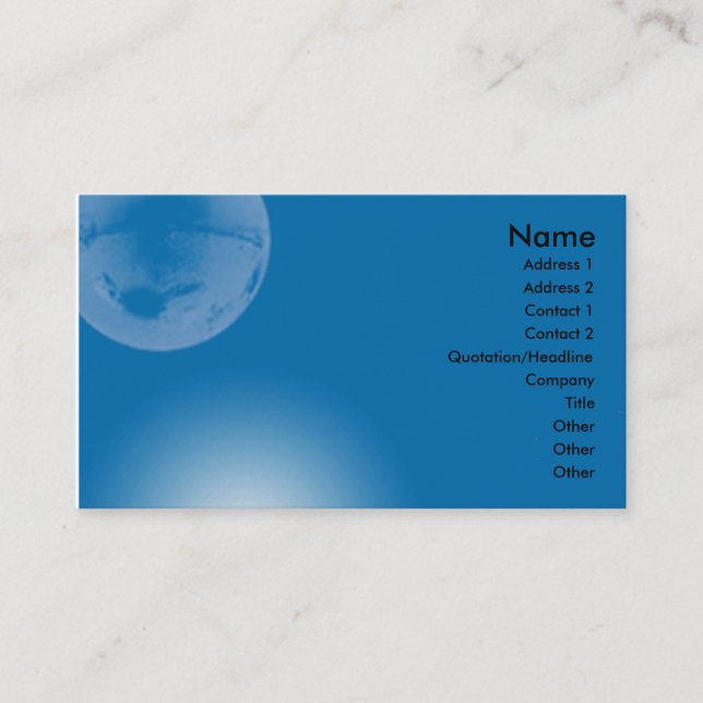 Generic Card (Front)
