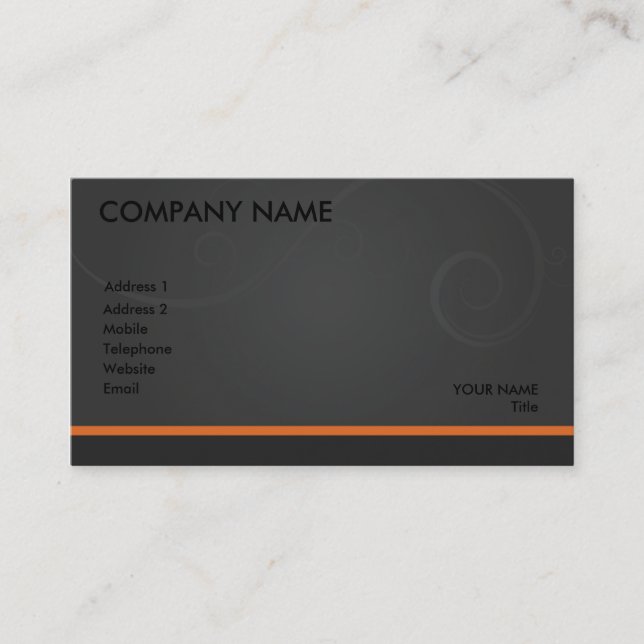 Generic Card... Business Card (Front)